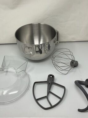KitchenAid Stainless Steel Mixing Bowl and Attachments